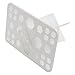 Yaheetech Makeup Brush Tree Brush Dryer Holder Make Up Tool (White)
