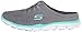 Skechers Sport Women's No Limits Slip-On Mule Sneaker, Grey Mint, 7 M US