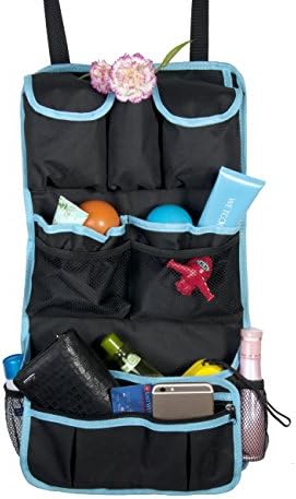 Okeyn Car Back Seat Organizer Multi-Pocket Car Toy Storage Universal Design Perfect for SUV Van Truck Cargo Storage