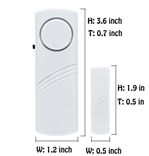 Wireless Entry Home Door Window Burglar Alarm With 10 PCS Safety Security ALARM System Magnetic Sensor