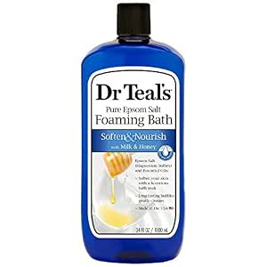 Dr.teal's foaming Bath soften&nourish with Milk&Honey 34oz (811068010364)