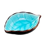 Creative Kitchen Multi - Purpose Seasoning Dishes Ice Split Glaze Sauce Vinegar Tableware (Light Blue)