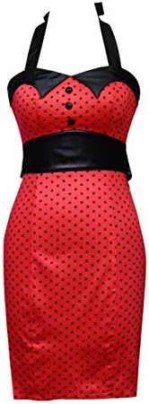 Exlinonline 1950's Slim Vintage Pencil Skirts for Women Cotton Floral 306-1-L