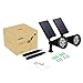 Kealive Solar Lights Outdoor Waterproof Adjustable 180 Degree Solar Panel Lights Sensor Auto On for Patio Landscape Pathway, Black, 2-Pack
