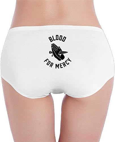 Women Yellow Claw Blood For Mercy Hands Low-Rise Brief Panties