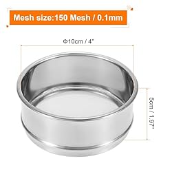 PATIKIL 150 Mesh Lab Sieve, 4" Diameter Test Sieve