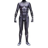 DAELI Black Panther Costume Jumpsuit (XXL)