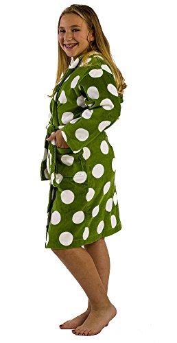 Personalized Robe for Girls and Boys - Apple Green, Large Size