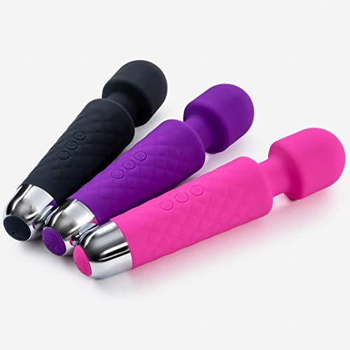 Oliver-James-Massaggiatore-Wand-Massaggiante-Personale-Elettrica-20-modalita-di-vibrazione-8-velocita-per-Massaggi-Rilassanti-e-per-Alleviare-la-Tensione-Muscolare-borsa-da-viaggio-Nero