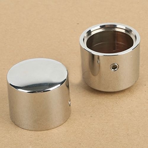 Chrome Front Axle Nut Cover Bolt For Harley Touring Softail Road King Glide FLTR