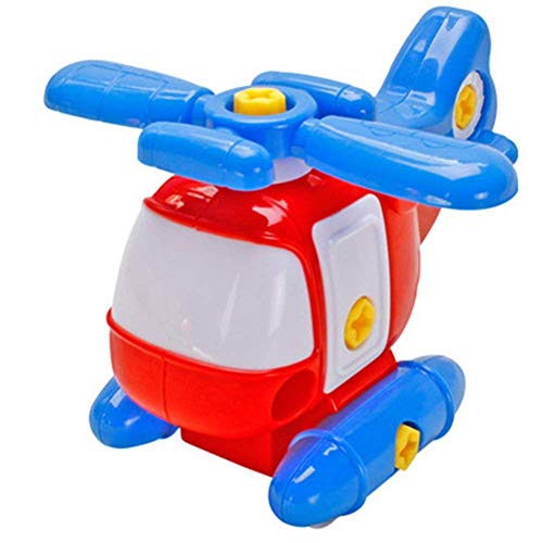 Kids Baby Early Learning Airplane Disassembly Assembly Puzzle Educational Toys Helicopter 1Pc