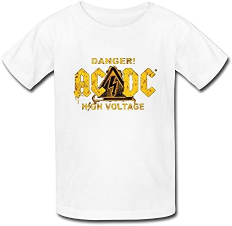 Goldfish Youth Heart Brand Acdc T-Shirt White US Size XL
