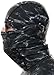 Aqua Design Balaclava Camo Face Mask, Black Water