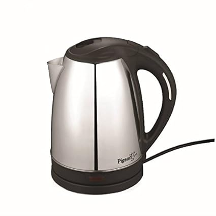 Pigeon Steel Electronic Kettle (1.5L, Silver)