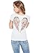 G by Guess Women's Ashlee Sequin Angel Wing Tee