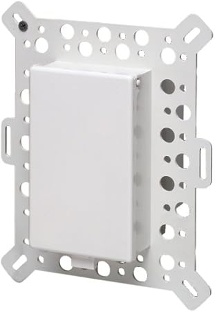 Arlington Dbvm1w 1 Low Profile In Box Electrical Box With Weatherproof Cover For New Construction Stucco Textured Surfaces Rigid Siding Vertical 1 Gang White Amazon Com