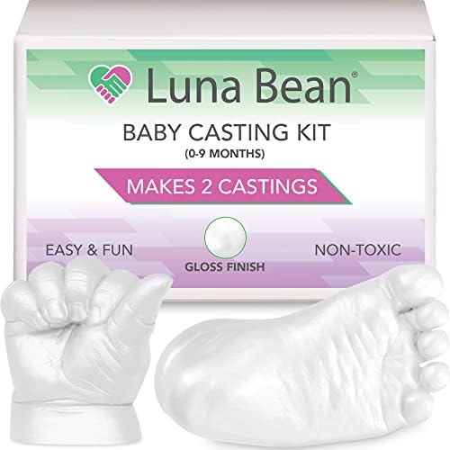 Luna Bean Baby Keepsake Hand Casting Kit Plaster Hand Molding Casting