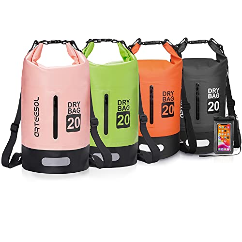 Blackace arteesol Dry Bag - 5L 10L 20L 30L Waterproof trockener Beutel/Sack wasserdichte Tasche mit Langem justierbarem Bügel für Kayaking Boots-Ausfl