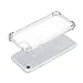 iPhone 7 Case - Emixc Crystal Clear Case Shock Absorption Drop Protection PC TPU Cover for iPhone 7 (4.7 Inch) - Transparent White