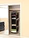 Simple Houseware 6 Shelf Hanging Closet Organizer, Brown