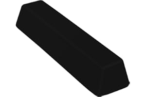 DSMART Black Emery Polishing Compound Used for Cutting & Preparing Materials to Be Buffed - Works on Aluminum, Stainless Steel, and More. Not for Plastics & Softer Metals - 1 Pound Bar