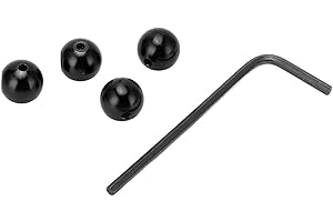 Cable end Ball, Aluminum, Reusable Brake Cable end crimps for Racing Bike, 5 Colors(Black)
