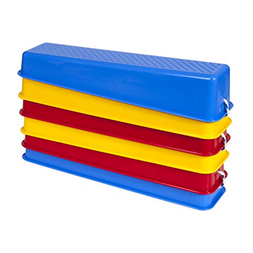 edx Education Step-a-Logs - Balance Beam for Kids - Indoor and Outdoor - Stackable - Build Coordination and Confidence - Physical and Imaginative Play (Renewed)