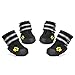 Petacc Dog Shoes Waterproof Dog Boots Anti-Slip Snow Boots Warm Paw Protector for Medium to Large Dogs Labrador Husky Shoes 4 Pcs in Size 7