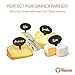 Natural Slate Cheese Marker Set, 4 Cheese Labels & 1 Soapstone Chalk, Perfect for Charcuterie Cheeseboard | Chef Pomodoro