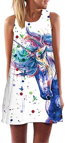 Unicorn Dress Up Costume Cosplay Birthday Party Dress