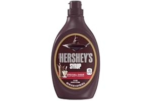 HERSHEY'S Chocolate Syrup, Special Dark, 22 Ounce (Pack of 6)