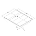 Basic Collection Platform Bed with Moulding - Queen Size - Black - Contemporary Design - by South Shore