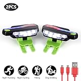 LED Shoes Lights for Night Runner, Running Lights for Runners,Night Trek Shoe Lights and Armband Lights for Running, Jogging, Walking, Hiking, Camping, Hunting and Fishing