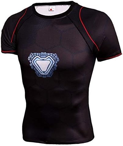 Dri Fit Marvel Infinity War Iron Man Compression Shirt Short