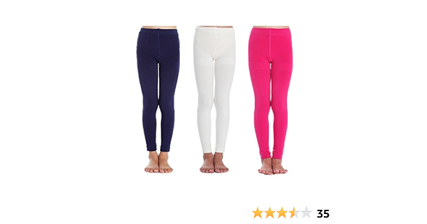JIAYI Girls Fleece Lined Leggings Warm 