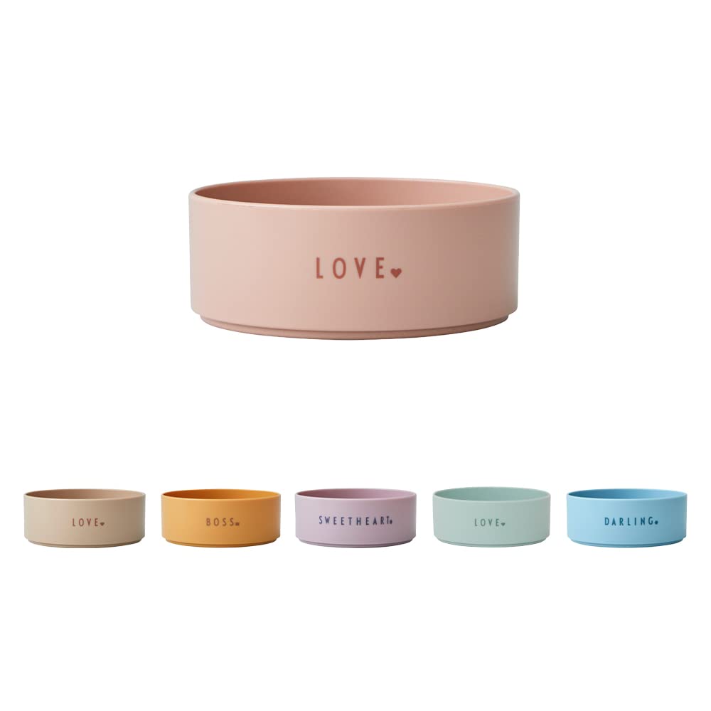 Design Letters Mini- Favourite Tritan Baby Bowl | Weaning Bowl for Baby and Kids | Unbreakable Toddler Bowl for Breakfast, Snack, Dinner | BPA, BPS-Free, Dishwasher & Microwave Safe | Nude