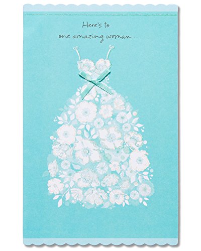 American Greetings Amazing Woman Bridal Shower Card with Ribbon (5760238)