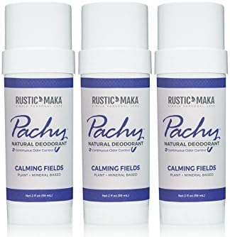 Natural Deodorant, Multi Pack, Calming Fields (3 Count), Lavender + Mint
