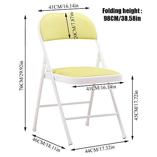 Amazon Com Set Of 10 Metal Folding Chairs Stackable