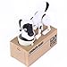 Mansalee Cute Dog Piggy Bank Doggy Coin Bank Canine Money Box (White Dog)
