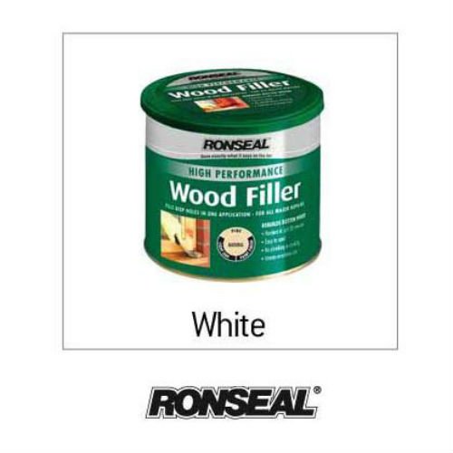 Ronseal High Performance Wood Filler White 550g
