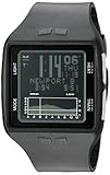 Vestal Unisex BRG030 Brig Digital Square Black Watch
