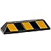 Victus Garage Vehicle Parking Block, Black Heavy Duty Rubber Curb with 6 High Reflective Yellow Targets for Car, Truck, RV and Trailer Stop Aid, 19.7 Inches Long x 4 Inches High
