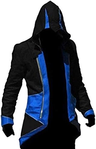 TEENTAGE Men's Costume Hoodie Jacket Cosplay Coat with Attachable Hood