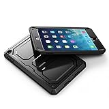 Fintie iPad mini 4 Case - CaseBot [Tuatara] Rugged Unibody Dual Layer Hybrid Full Protective Cover with Built-in Screen Protector and Impact Resistant Bumper for iPad Mini 4 2015 Model, Black