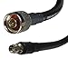 MPD Digital 400-n-Straight SMA-15 Times Microwave LMR-400 Coaxial Antenna Cable Line with N Male & Straight SMA Male Connectors, 15'