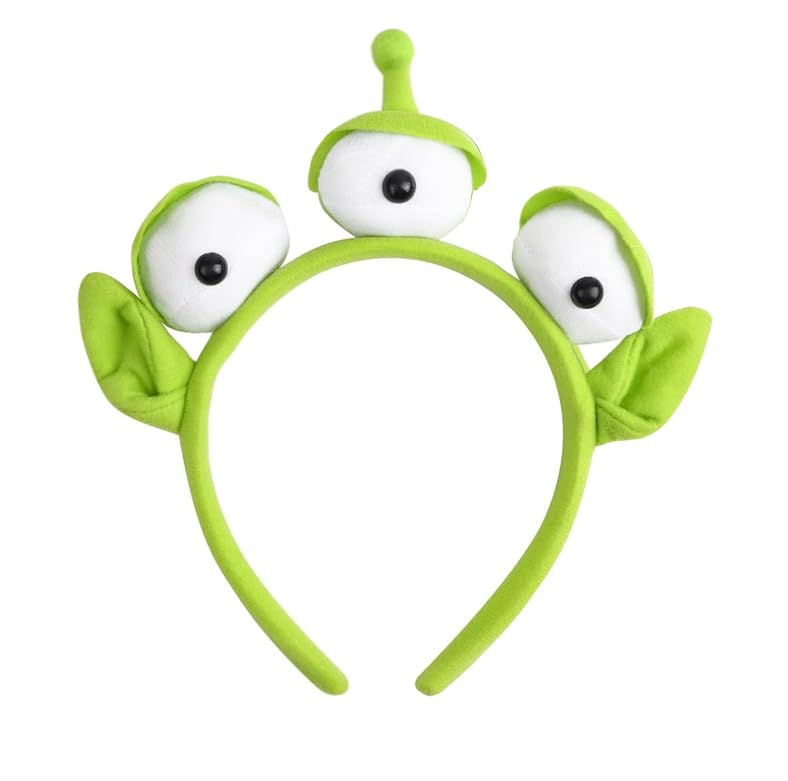 Three-Eyed Alien Headband - Cute Eyes Headband for Cosplay, Halloween, Parties & Photos
