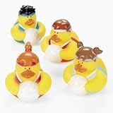 Set of 12 ~ Volleyball Rubber Ducky [Toy]