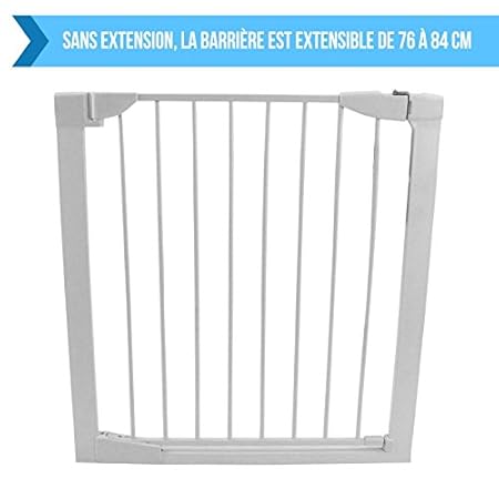 Barrieres D Escaliers Et De Portes Norme Nf En1930 Monsieur Bebe Barriere De Securite Extensible 9 Tailles De 76 A 135cm Bebe Puericulture Stargas Ie