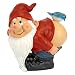 Design Toscano Loonie Moonie Bare Buttocks Garden Gnome Statue, Medium 8 Inch, Polyresin, Full Color primary